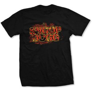 Snoop Dogg: Red Logo - Black T-Shirt