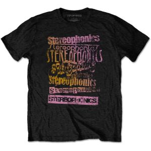 Stereophonics: Logos - Black T-Shirt