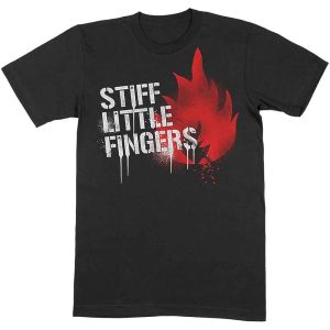 Stiff Little Fingers: Graffiti - Black T-Shirt