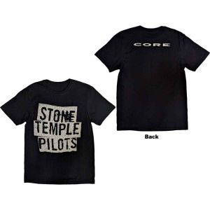 Stone Temple Pilots: Core (Back Print) - Black T-Shirt