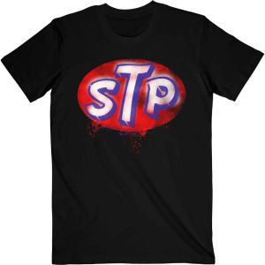 Stone Temple Pilots: Red Logo - Black T-Shirt