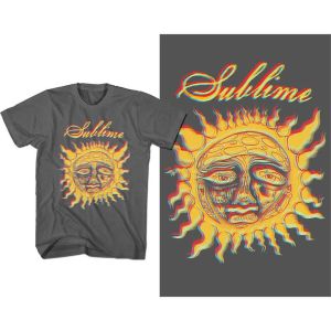 Sublime: Yellow Sun - Charcoal Grey T-Shirt