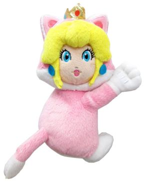 Super Mario: Cat Peach Magnet Plush Figure (19cm) Preorder