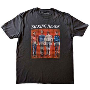 Talking Heads: Pixel Portrait - Charcoal Grey T-Shirt