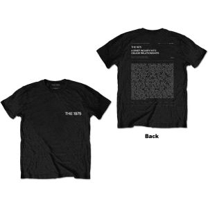 The 1975: A Brief Inquiry (Back Print) - Black T-Shirt