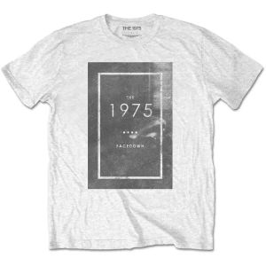 The 1975: Facedown - White T-Shirt