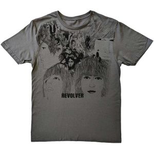 The Beatles: Revolver - Charcoal Grey T-Shirt