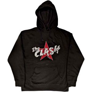 The Clash: Star Logo - Black Pullover Hoodie