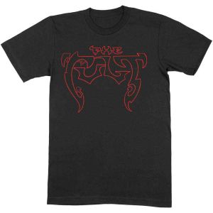 The Cult: Outline Logo - Black T-Shirt