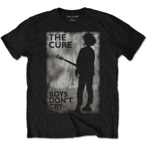 The Cure: Boys Don't Cry Black & White - Black T-Shirt