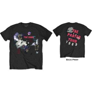 The Cure: The Prayer Tour 1989 (Back Print) - Black T-Shirt