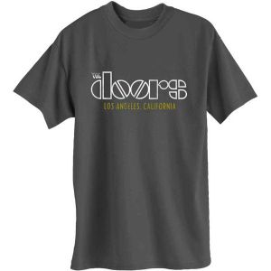 The Doors: LA California - Charcoal Grey T-Shirt