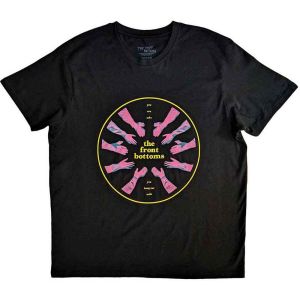 The Front Bottoms: Circle Hands - Black T-Shirt