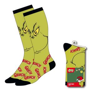 The Grinch: Grinch Socks (38-45) Preorder