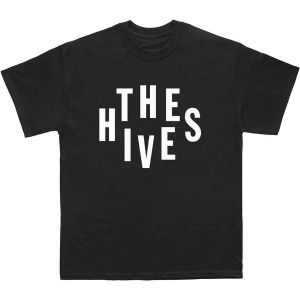 The Hives: Stacked Logo - Black T-Shirt