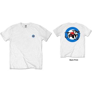 The Jam: Target Logo (Back Print) - White T-Shirt