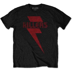 The Killers: Red Bolt - Black T-Shirt
