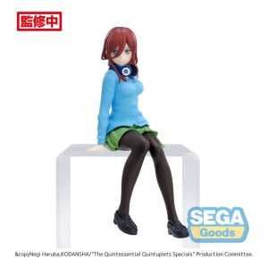 The Quintessential Quintuplets: Miku Nakano PM Perching PVC Statue (14cm) Preorder