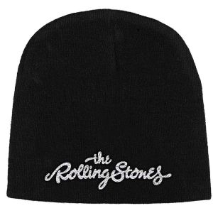 The Rolling Stones: Logo - Black Beanie Hat Preorder