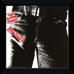 The Rolling Stones: Sticky Fingers Framed Print (30x30cm) Preorder