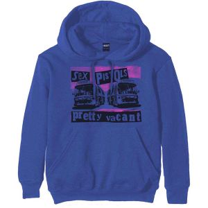 The Sex Pistols: Pretty Vacant Coaches - Blue Pullover Hoodie