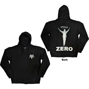 The Smashing Pumpkins: Zero Halo (Back Print) - Black Zip-up Hoodie