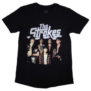 The Strokes: Band Photo - Black T-Shirt