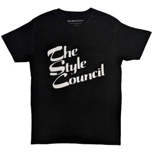 The Style Council: Stacked Logo - Black T-Shirt