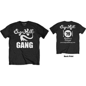 The Sugar Hill Gang: Rappers Delight Tour (Back Print) - Black T-Shirt