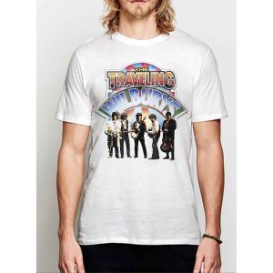 The Traveling Wilburys: Band Photo - White T-Shirt