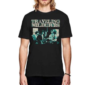 The Traveling Wilburys: Performing - Black T-Shirt