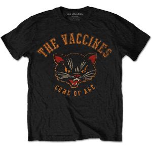 The Vaccines: Cat - Black T-Shirt