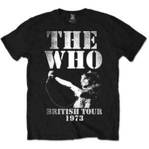 The Who: British Tour 1973 - Black T-Shirt