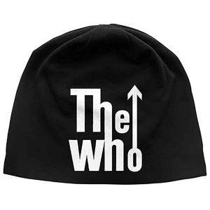 The Who: Logo (Discharge Print) - Black Beanie Hat Preorder