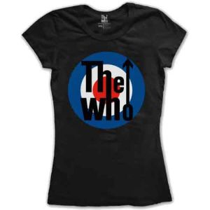 The Who: Target Classic - Ladies Black T-Shirt