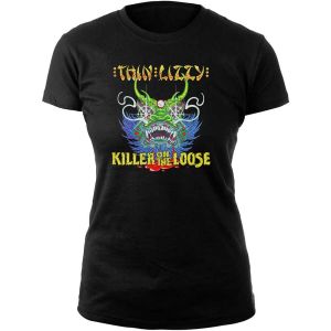 Thin Lizzy: Killer Lady - Ladies Black T-Shirt