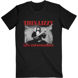 Thin Lizzy: Live & Dangerous - Black T-Shirt