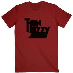 Thin Lizzy: Logo - Red T-Shirt