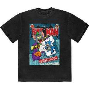 Tom & Jerry: Batman Comic - Black T-Shirt