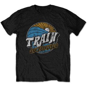 Train: Wave - Black T-Shirt