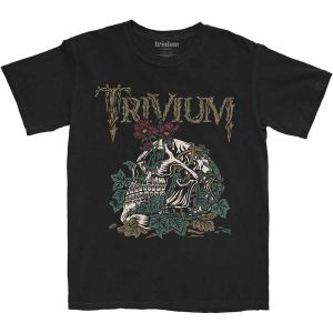 Trivium: Skelly Flower - Black T-Shirt