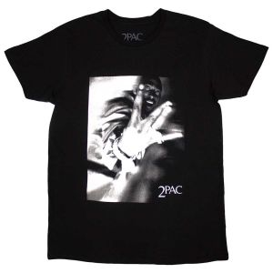 Tupac: Fingers - Black T-Shirt