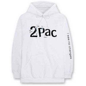 Tupac: I See No Changes - White Pullover Hoodie