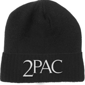 Tupac: Logo - Black Beanie Hat Preorder