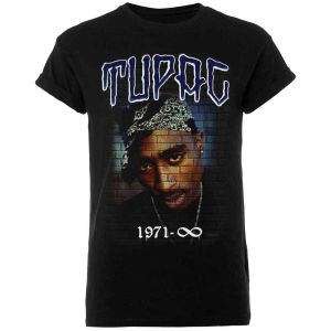 Tupac: Mural 1971 - Black T-Shirt