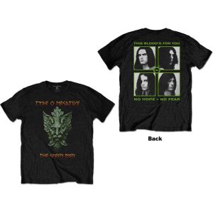 Type O Negative: Green Man (Back Print) - Black T-Shirt
