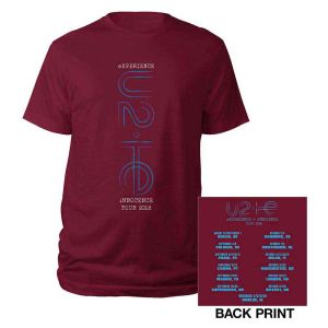 U2: I+E London Event 2018 (Back Print) - Red T-Shirt