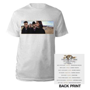 U2: Joshua Tree Photo (Back Print) - White T-Shirt