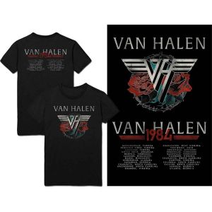 Van Halen: 84 Tour (Back Print) - Black T-Shirt