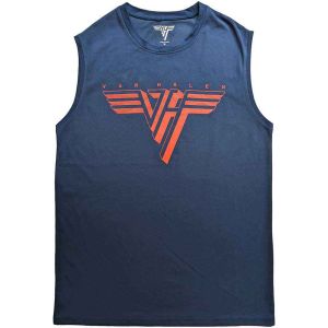 Van Halen: Classic Red Logo - Denim Blue T-Shirt